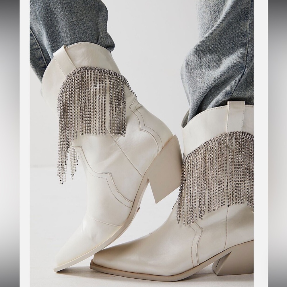 Elton by Billini Embellished Fringe Boots